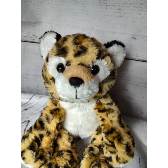 Aroma Home Cuddly Plush Cheetah NO Heat Pack 11" Seated Stuffed Animal Realistic - Picture 2 of 7